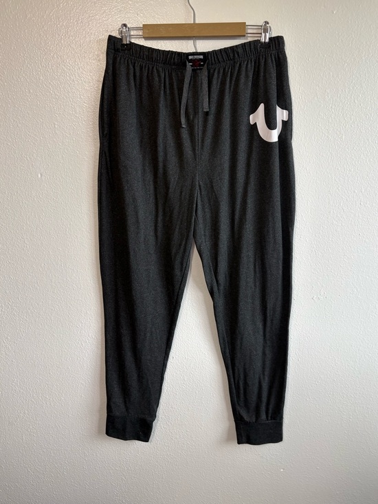 True Religion Other - True Religion Men’s Medium Gray Drawstring Jogger Sweatpants Loungewear Neutral